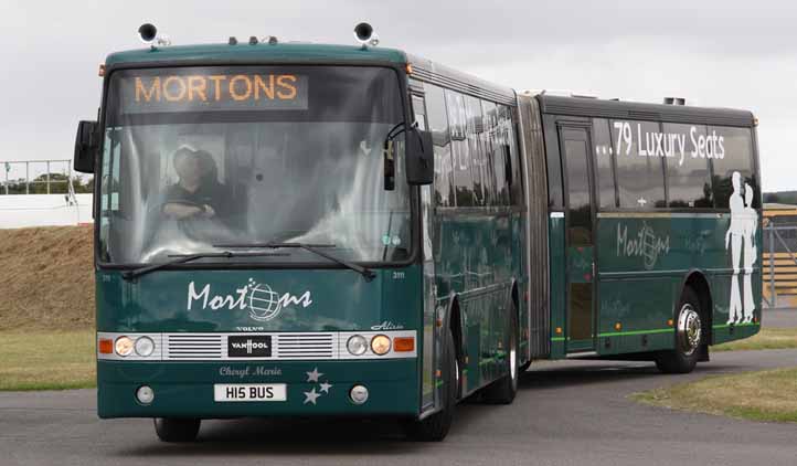 Mortons Volvo B10MA Van Hool H15BUS ex Ulsterbus